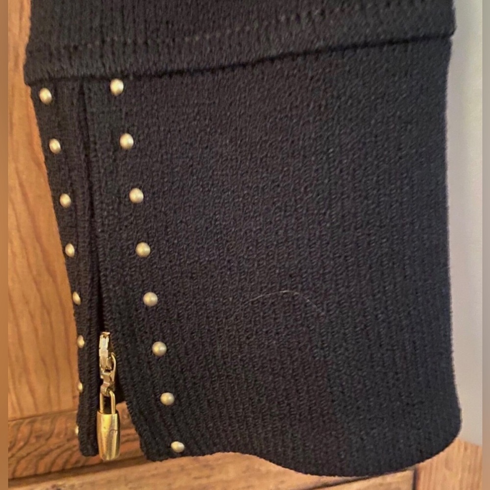 St. John Collection Black Studded Blazer - Picture 3 of 5
